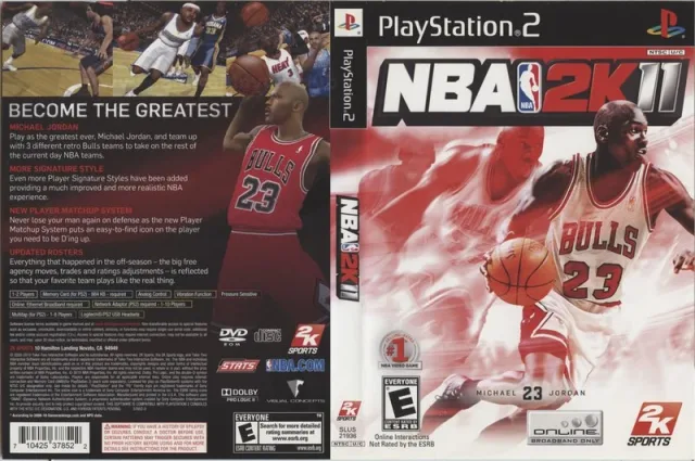 NBA 2K11 PS2 cover