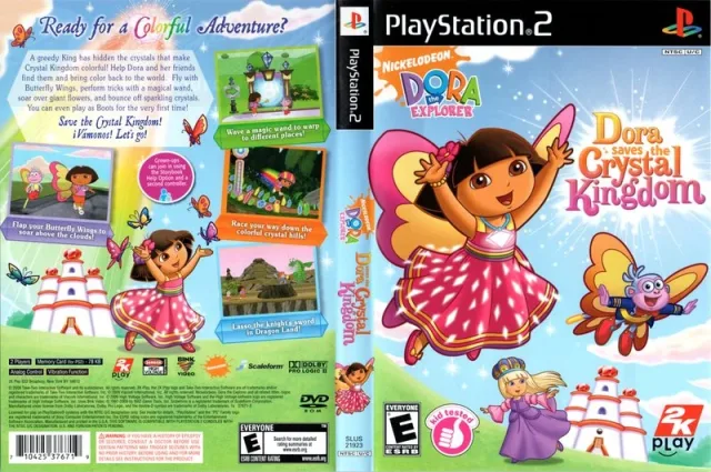 Nickelodeon Dora the Explorer - Dora Saves the Crystal Kingdom PS2 cover