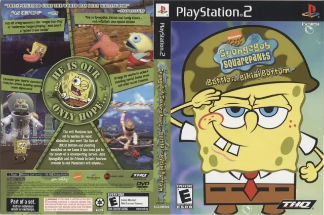 Nickelodeon SpongeBob SquarePants - Battle for Bikini Bottom PS2 cover