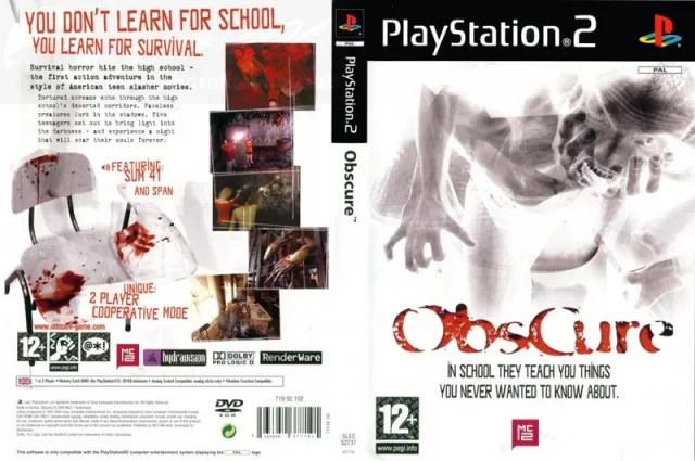 Obscure PS2 cover