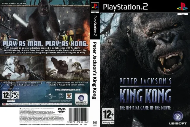 Peter Jackson's King Kong - The Official Game of the Movie PS2 cover