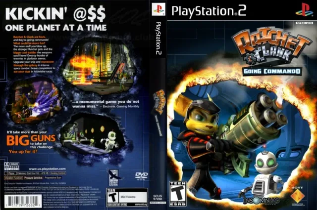 Ratchet & Clank - Going Commando PS2 cover