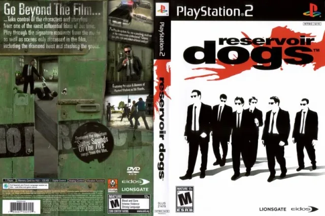 Reservoir Dogs PS2 cover