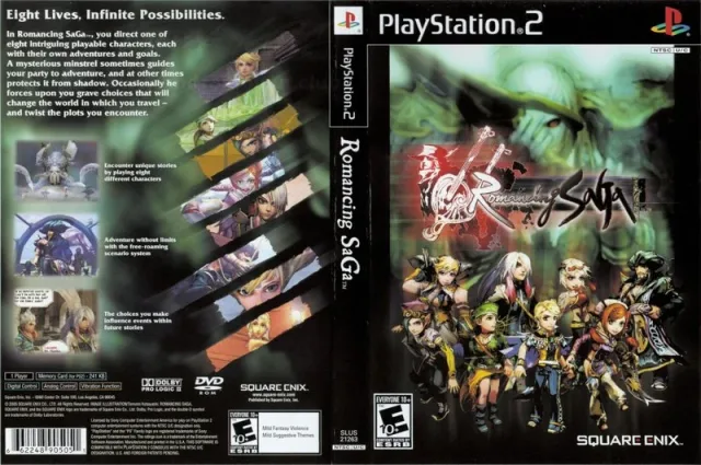 Romancing SaGa PS2 cover