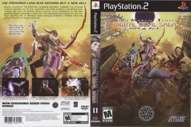 Shin Megami Tensei - Digital Devil Saga 2 PS2 cover