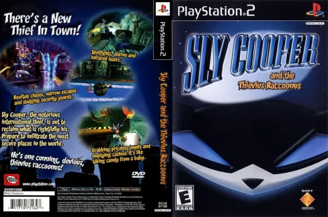 Sly Cooper and the Thievius Raccoonus PS2 cover