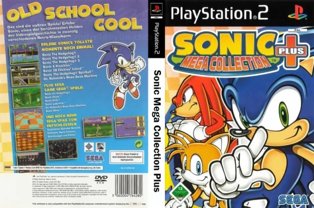 Sonic Mega Collection Plus PS2 cover