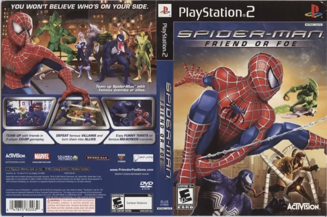 Spider-Man - Friend or Foe PS2 cover