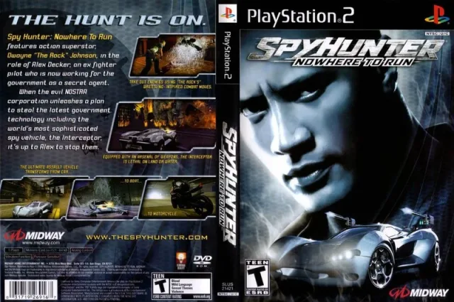 SpyHunter - Nowhere to Run PS2 cover