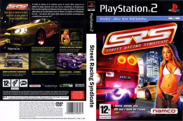 SRS - Street Racing Syndicate PS2 cover