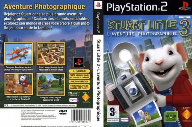 Stuart Little 3 - Big Photo Adventure PS2 cover
