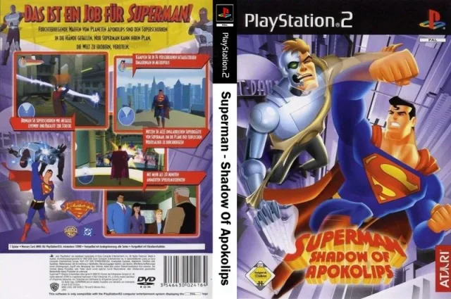Superman - Shadow of Apokolips PS2 cover