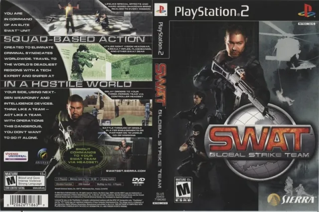 SWAT - Global Strike Team PS2 cover