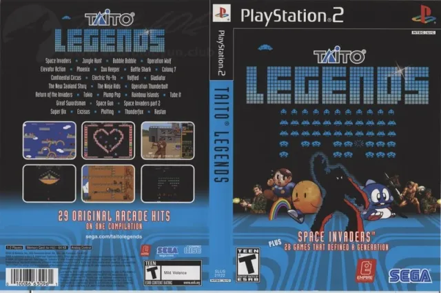 Taito Legends PS2 cover