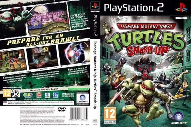 Teenage Mutant Ninja Turtles - Smash-Up PS2 cover
