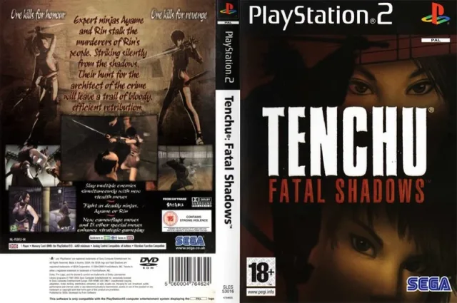 Tenchu - Fatal Shadows PS2 cover