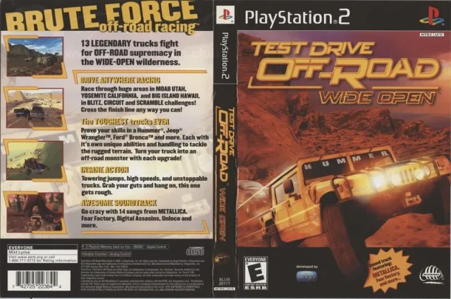 Test Drive Off-Road - Wide Open PS2 cover