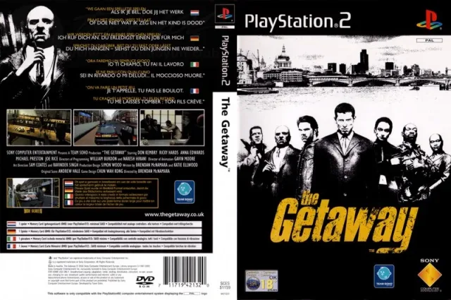 The Getaway PS2 cover