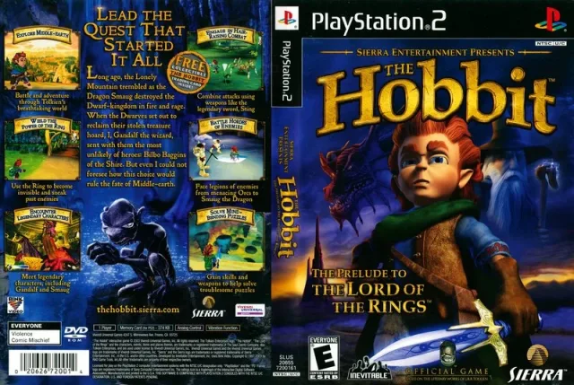 The Hobbit: The Prelude to The Lord of the Rings PS2 cover