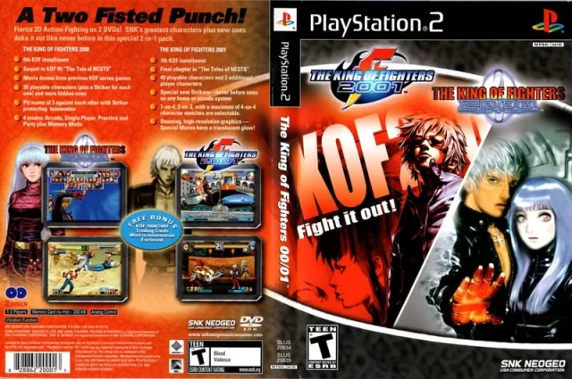 The King of Fighters 2000 PS2 cover