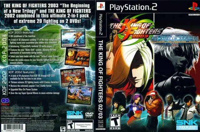 The King of Fighters 2002 - Challenge to Ultimate Battle PS2 cover