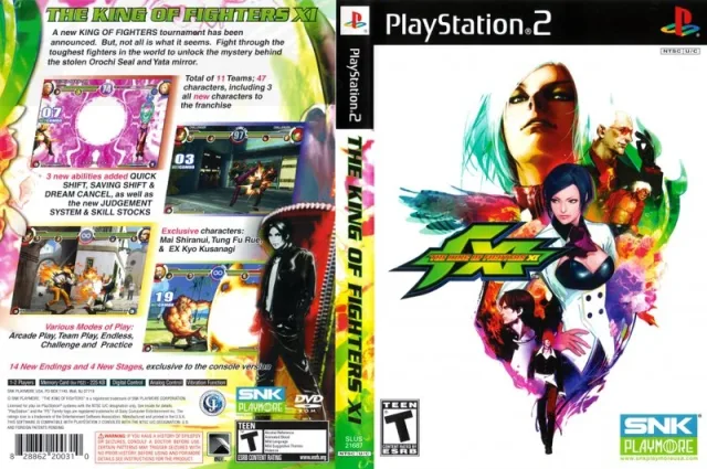 The King of Fighters XI PS2 cover