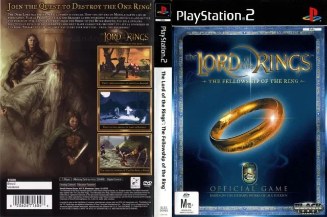 The Lord of the Rings - The Fellowship of the Ring PS2 cover