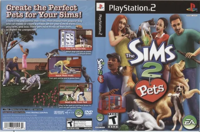 The Sims 2 - Pets PS2 cover