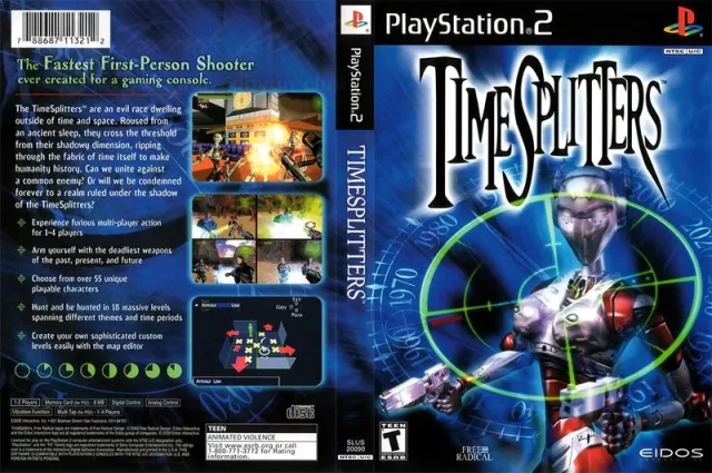 TimeSplitters PS2 cover