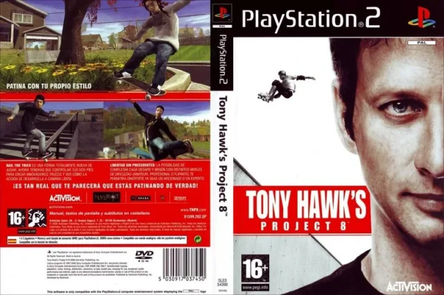 Tony Hawk's Project 8 PS2 cover