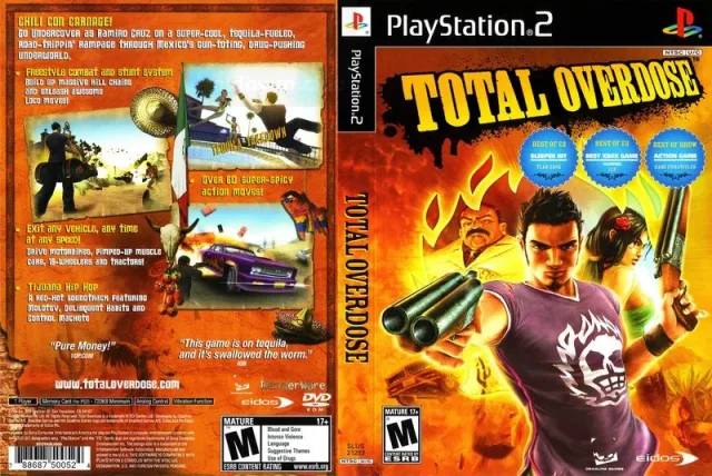 Total Overdose - A Gunslinger's Tale in Mexico PS2 cover