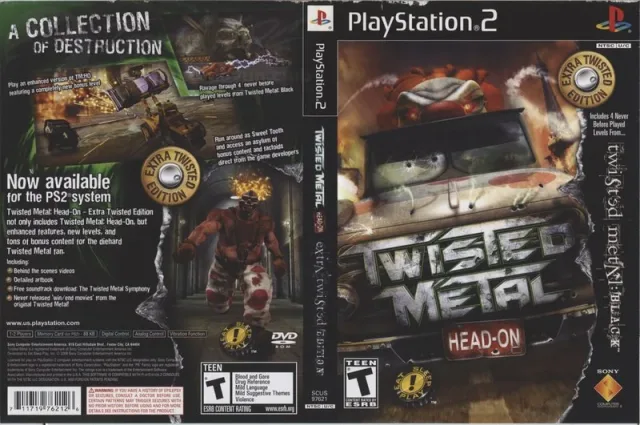 Twisted Metal - Head-On - Extra Twisted Edition PS2 cover