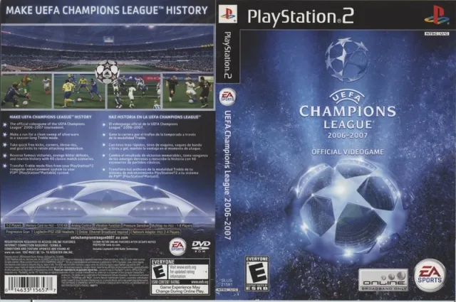 UEFA Champions League 2006-2007 PS2 cover
