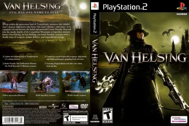 Van Helsing PS2 cover