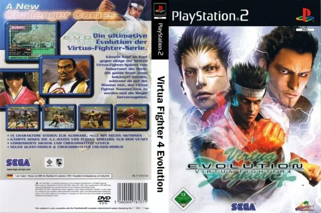 Virtua Fighter 4 - Evolution PS2 cover