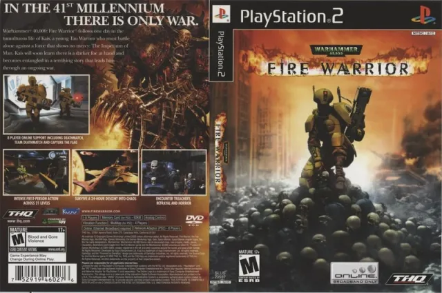 Warhammer 40,000 - Fire Warrior PS2 cover